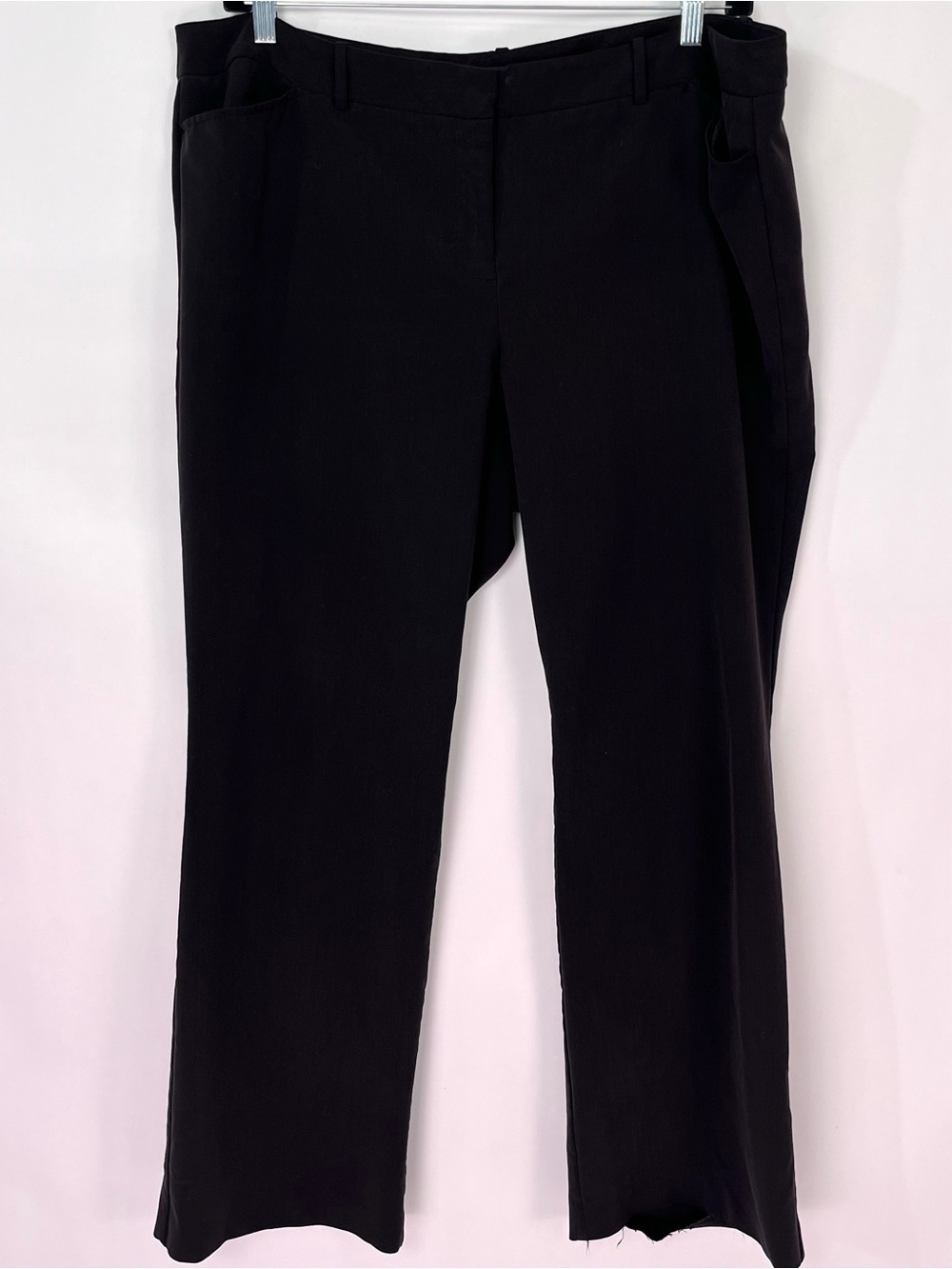 Women’s Worthington Modern Fit Black Dress Pants Trousers Sz 20W